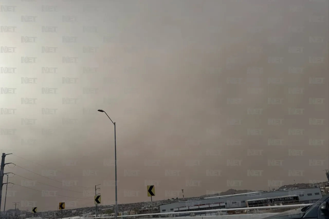 Sepia invade Juárez: Tormenta de arena reduce la visibilidad