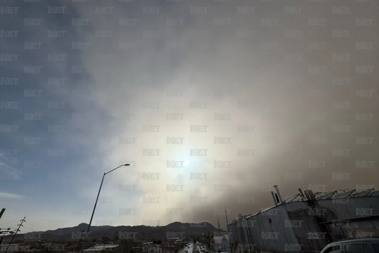 Sepia invade Juárez: Tormenta de arena reduce la visibilidad