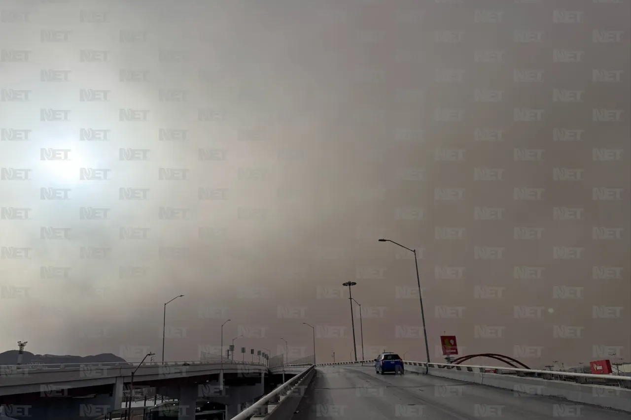 Sepia invade Juárez: Tormenta de arena reduce la visibilidad
