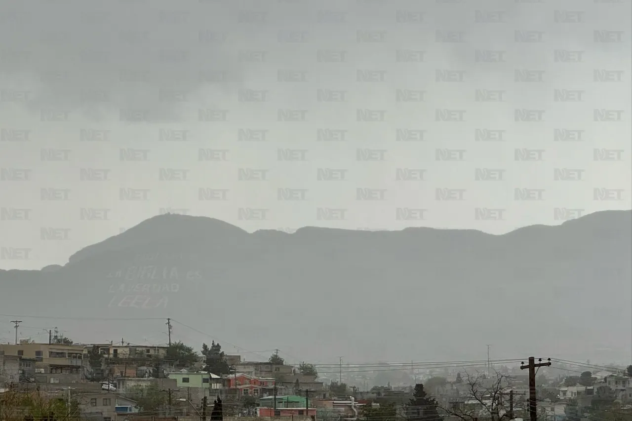 Nubes y lluvia ‘asechan’ cielo juarense