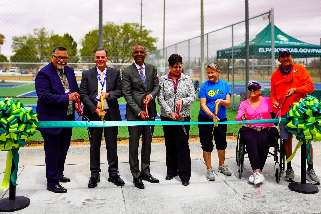 El Paso: Inauguran canchas de Pickleball en el Skyline Optimist Youth Park