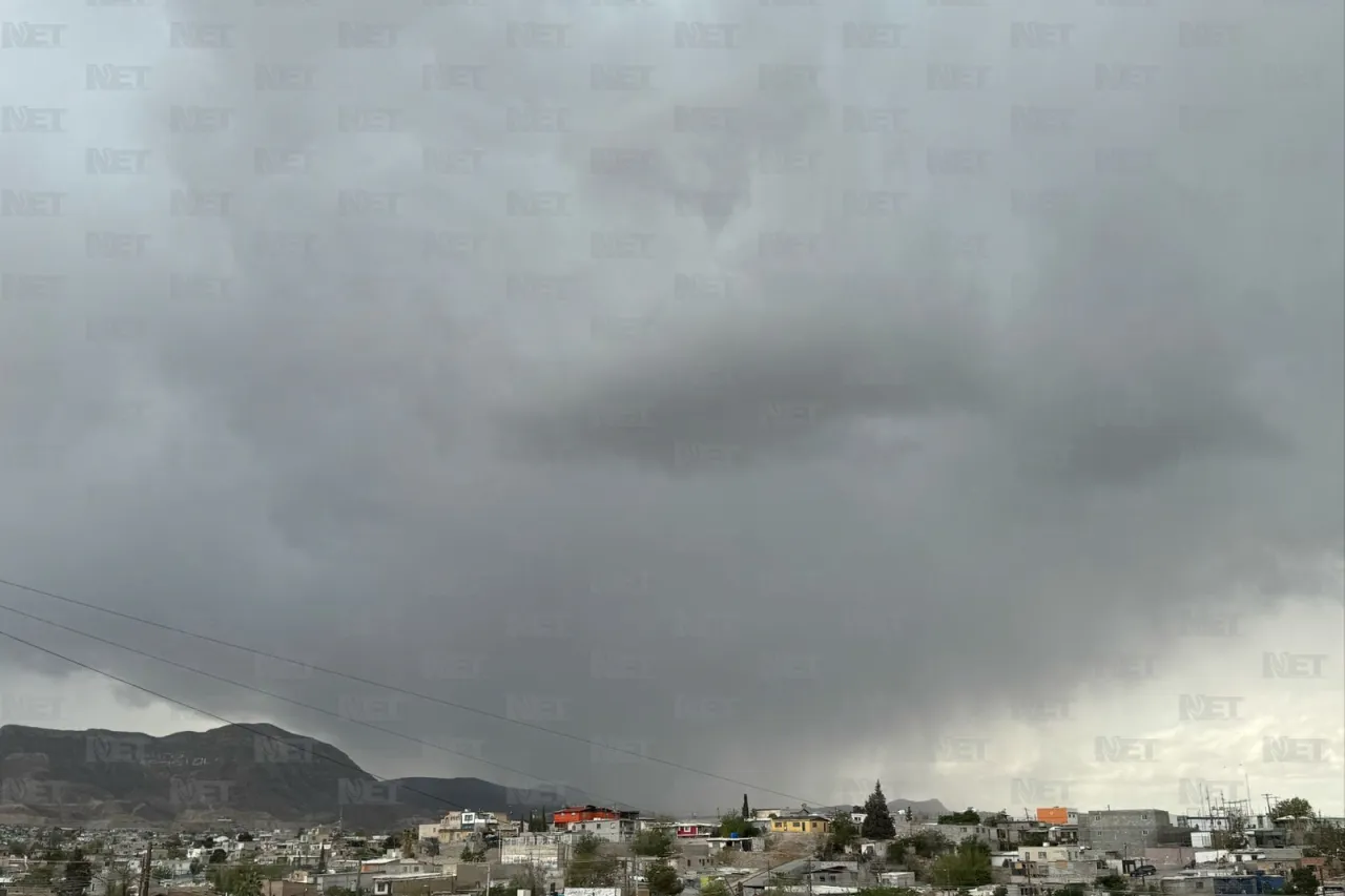 Nubes y lluvia ‘asechan’ cielo juarense