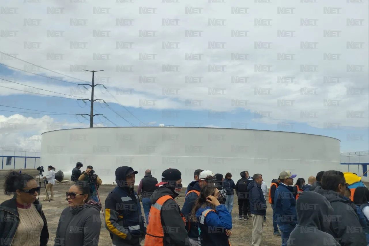 Entrega JMAS rehabilitación de tanque y pozo de Sierra Vista