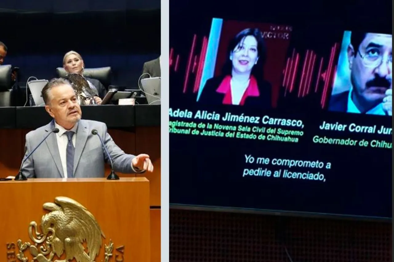Queda en ridículo Javier Corral con Mario Vázquez en el Senado