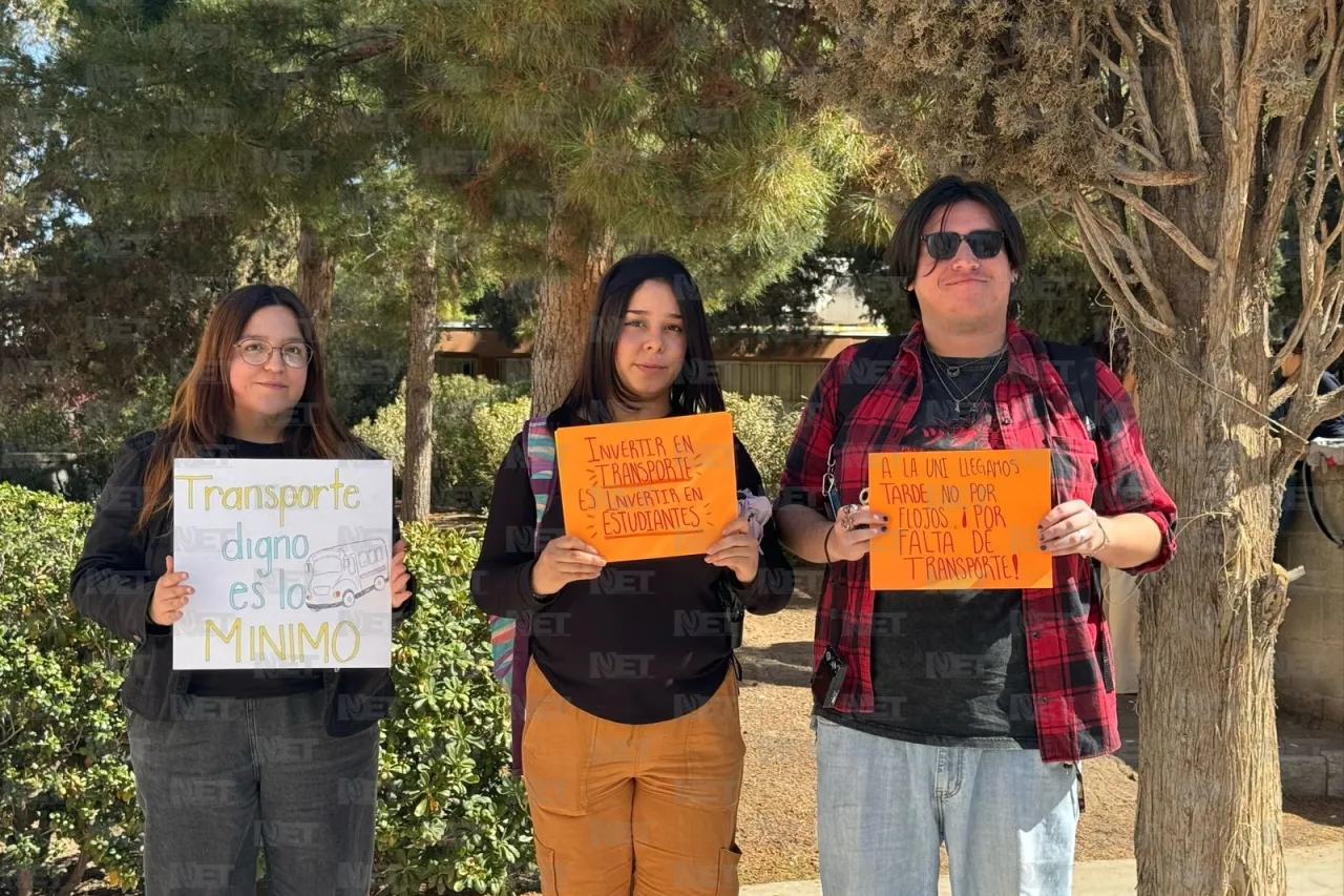 Estudiantes universitarios piden atender escasez de transporte