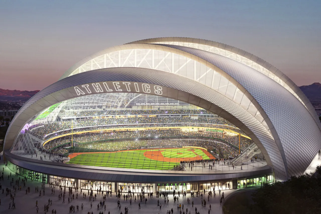 Atléticos siguen en camino de iniciar construcción de estadio en Las Vegas