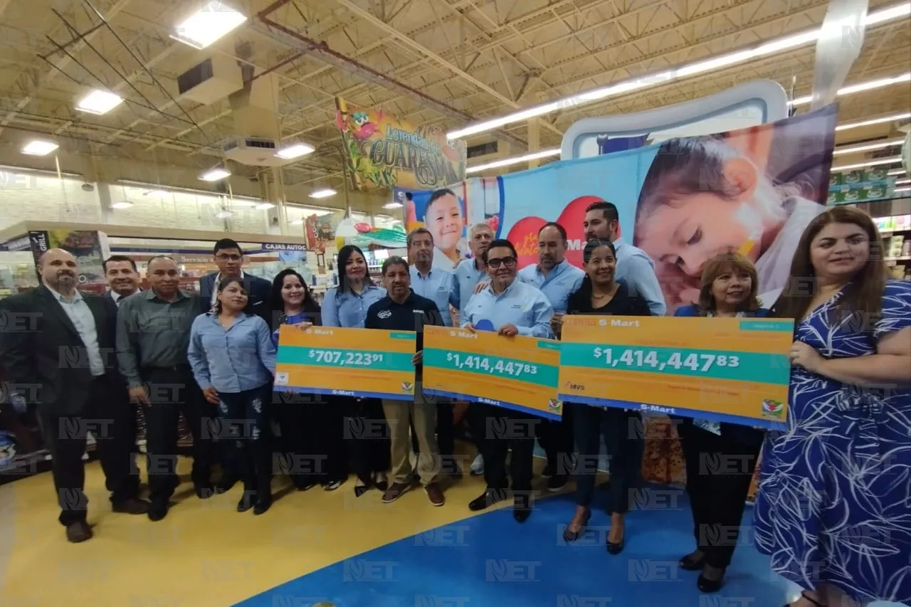 Dona S-Mart más de 3 mdp a organizaciones civiles