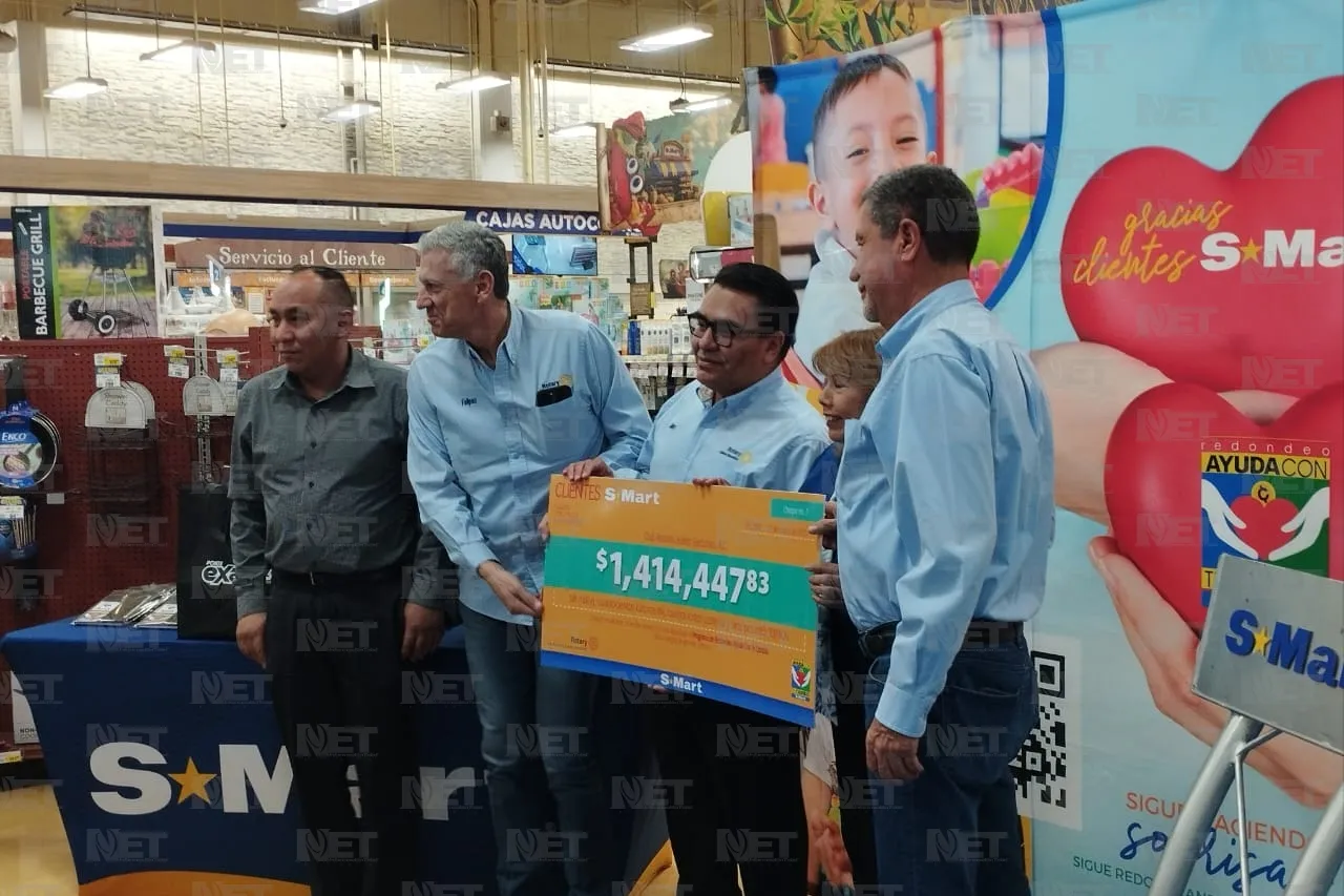 Dona S-Mart más de 3 mdp a organizaciones civiles