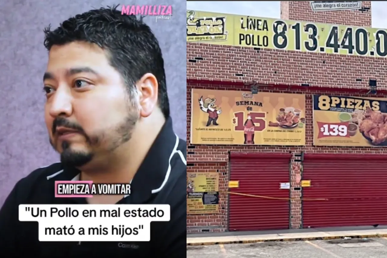 Denuncian padres la muerte de sus 2 hijos por comer pollo mal cocinado