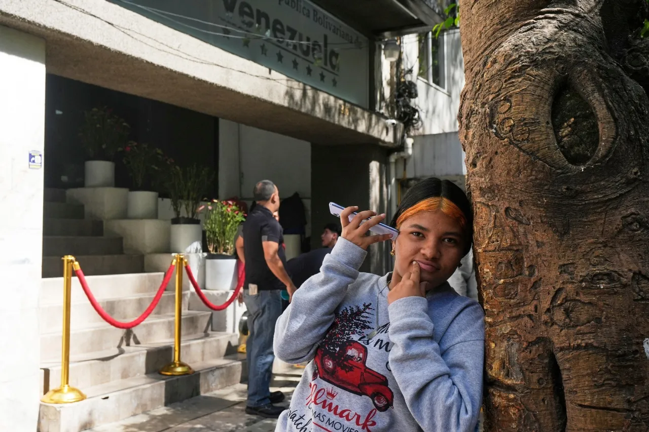 Venezolanos protestan en Chiapas para exigir el retorno a su país