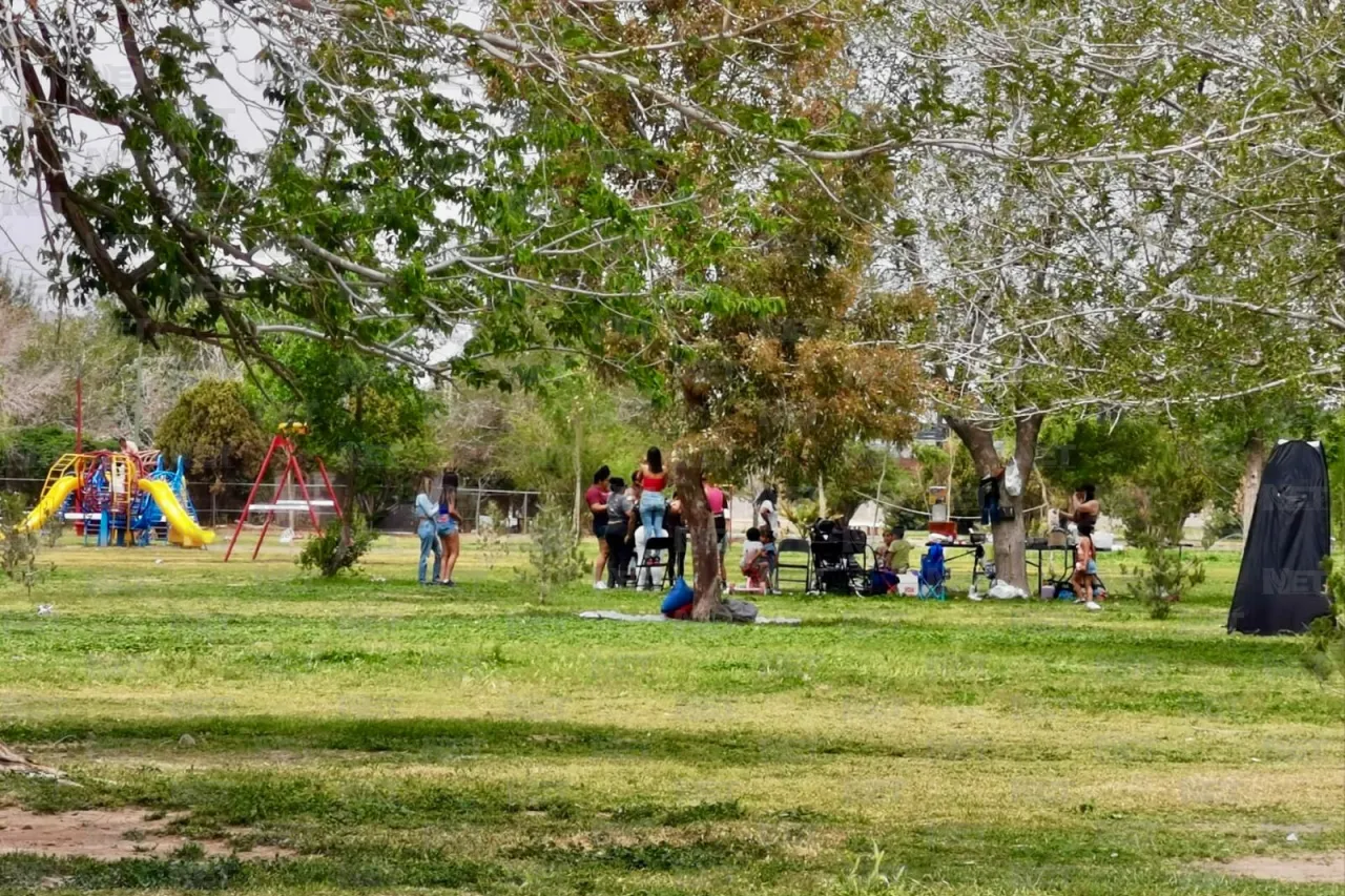 Familias adelantan la Pascua en El Chamizal