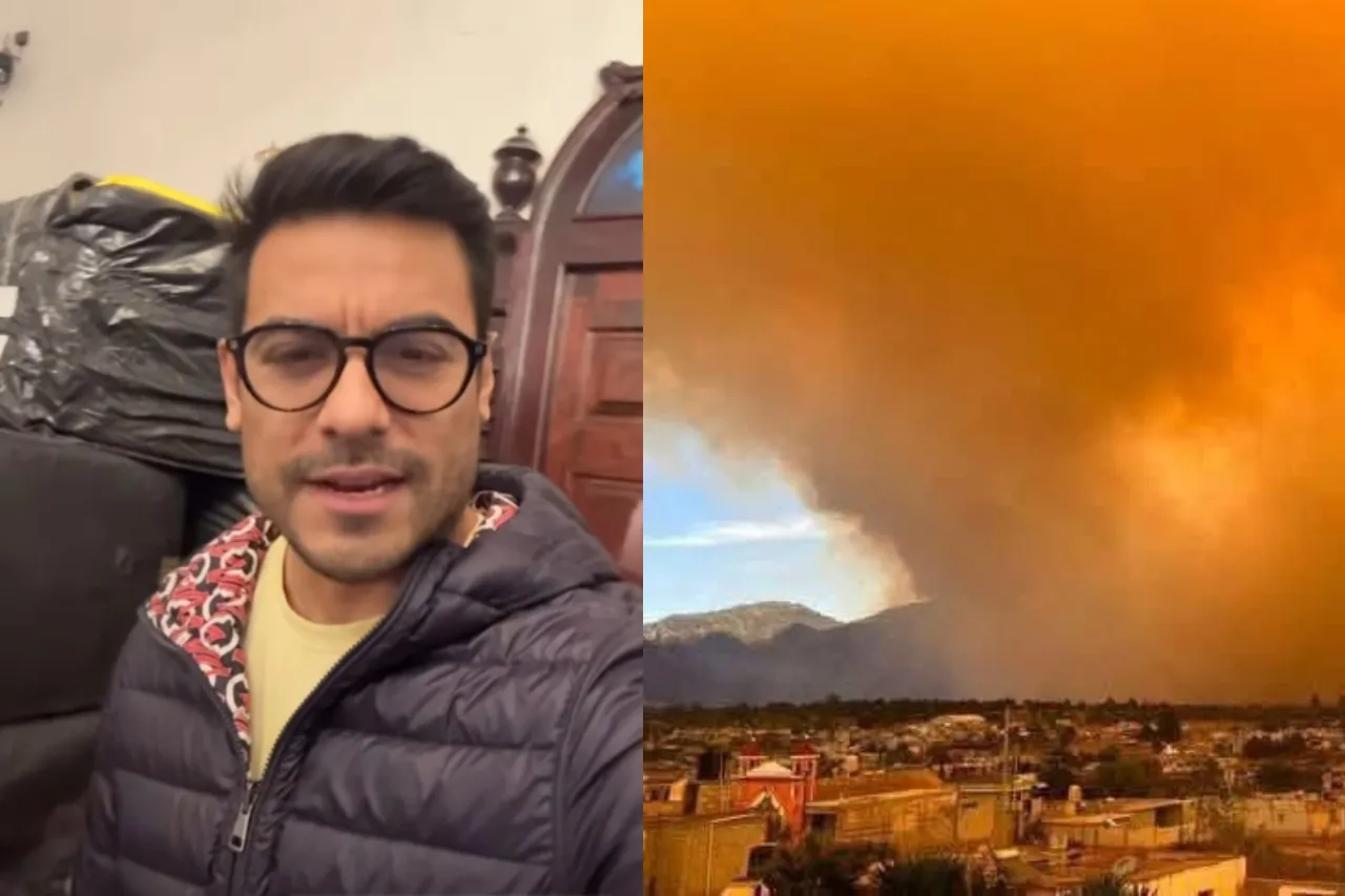 Carlos Rivera ofrece su casa a damnificados por incendios en Tlaxcala