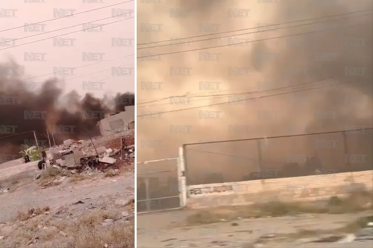 Se registra fuerte incendio en el Km 27