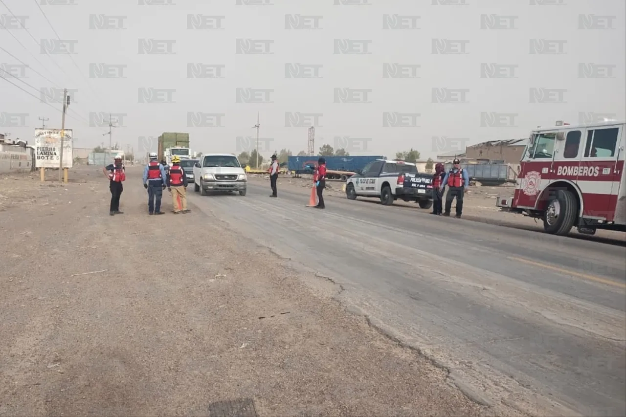 Reabren la carretera Juárez-Ahumada tras cierre por tolvaneras