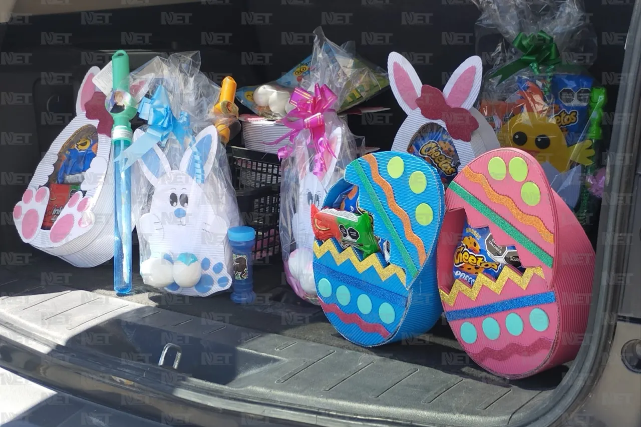 Venta de huevos de Pascua y canastas siguieron el domingo