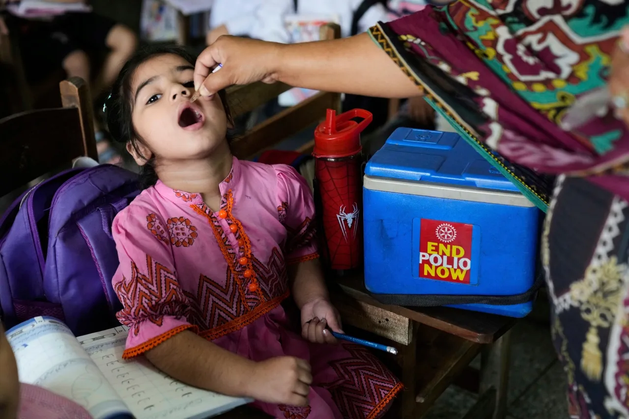 Pakistán inicia segunda campaña de vacunación contra la polio del año