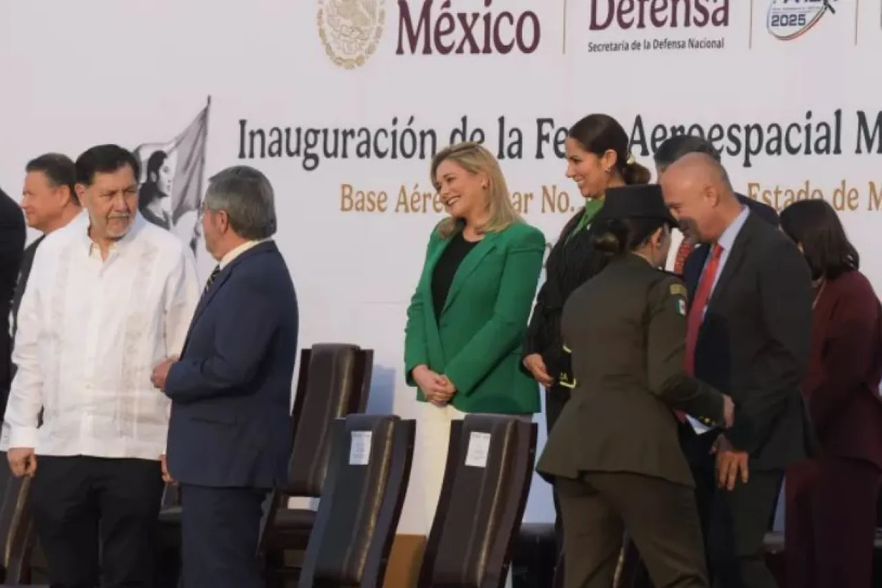 Acude Maru Campos como invitada especial a inauguración de la FAMEX 2025
