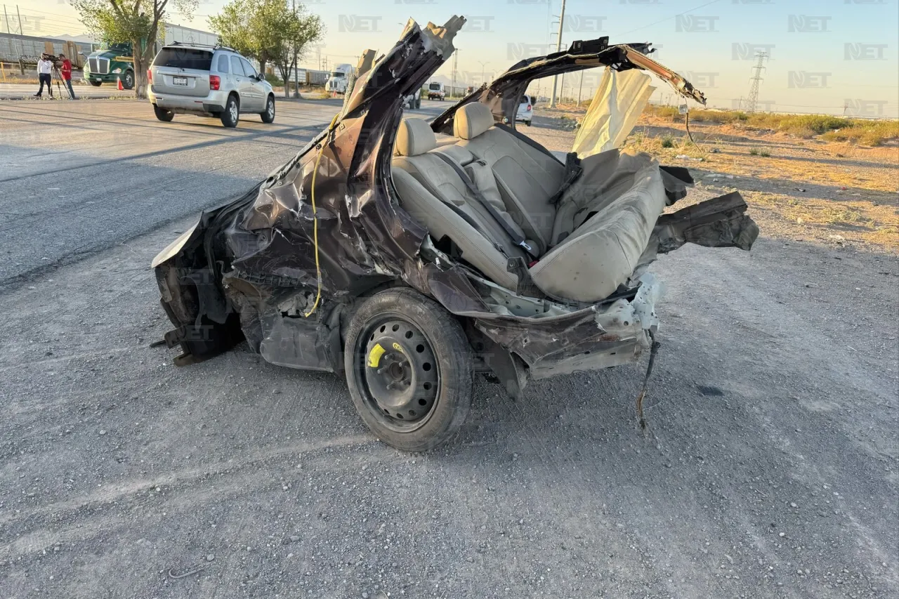 Choque mortal: Estatal llevaba llanta de emergencia en su vehículo
