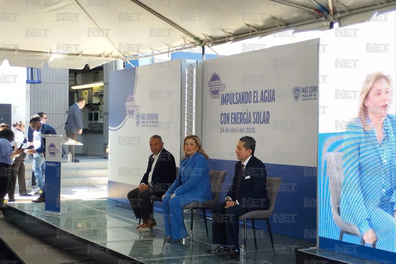 Encabeza gobernadora entrega de paneles solares en la JMAS