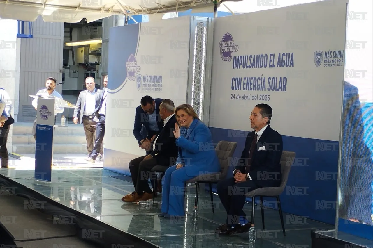 Encabeza gobernadora entrega de paneles solares en la JMAS
