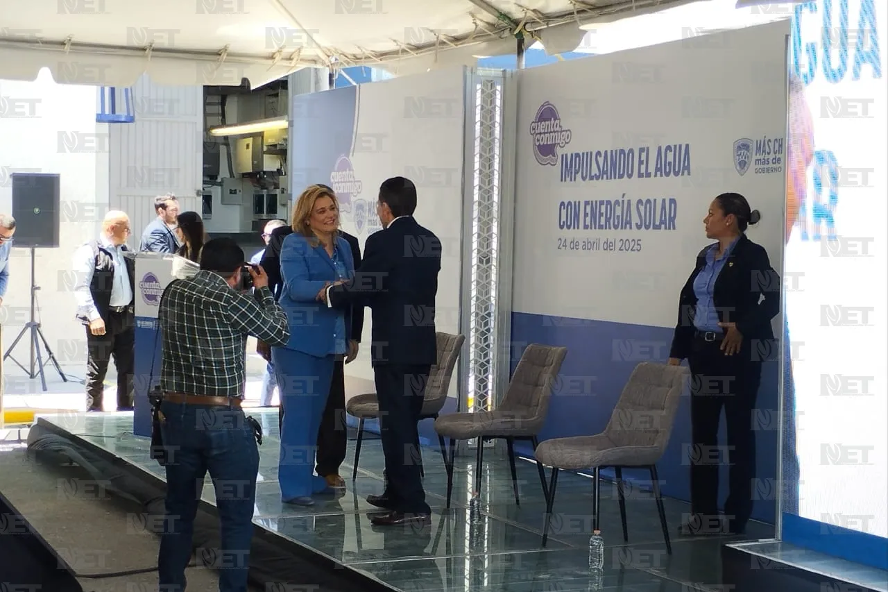 Encabeza gobernadora entrega de paneles solares en la JMAS