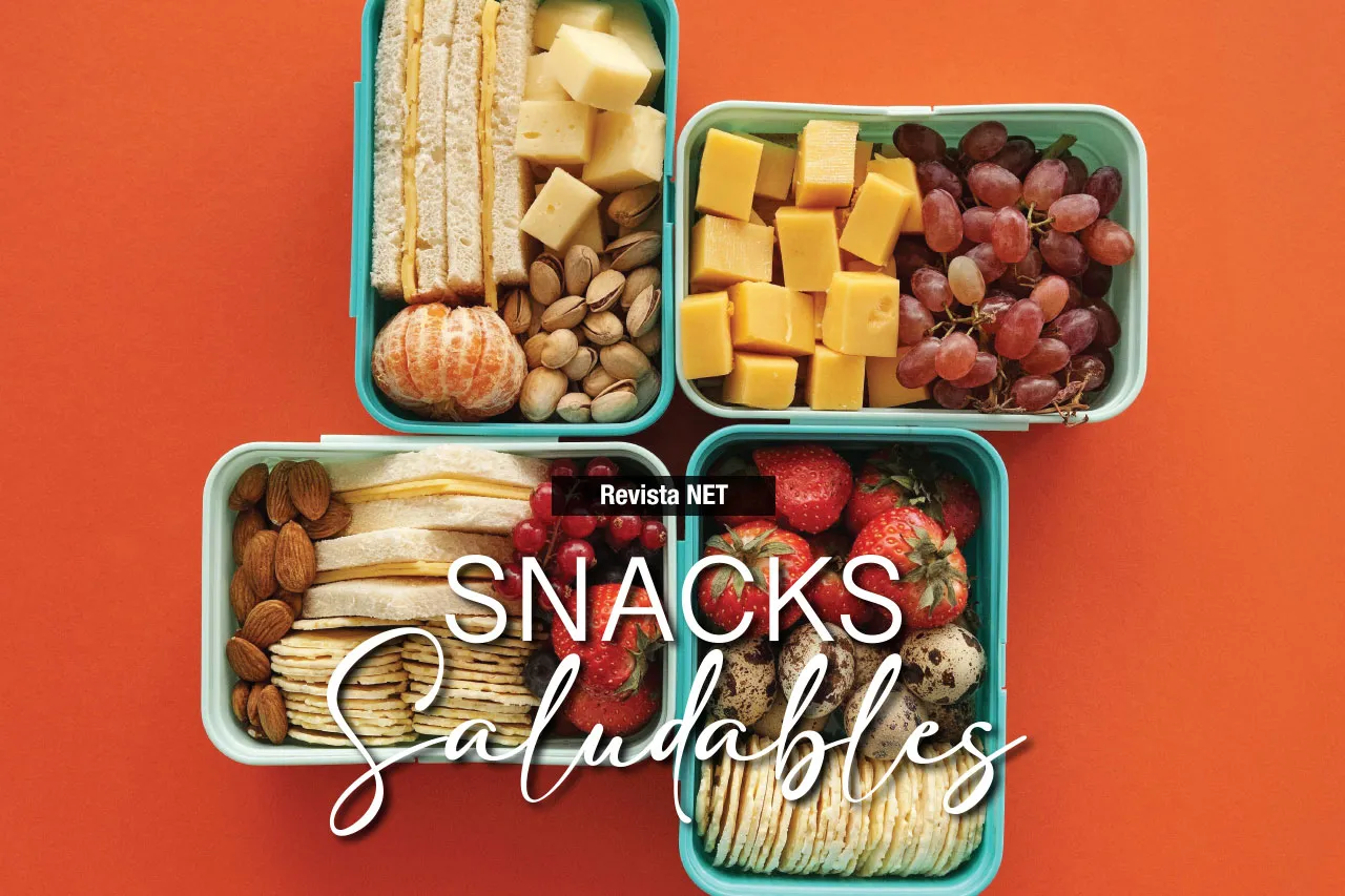 ¡Con cero culpa! Disfruta de estos snacks saludables pero con mucho sabor