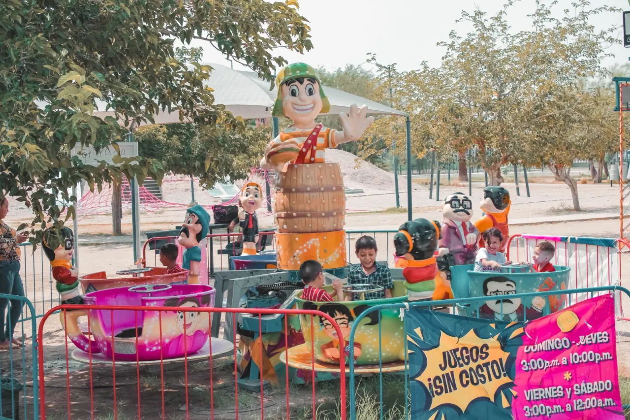¡Juegos mecánicos gratuitos mañana en el Parque Central!