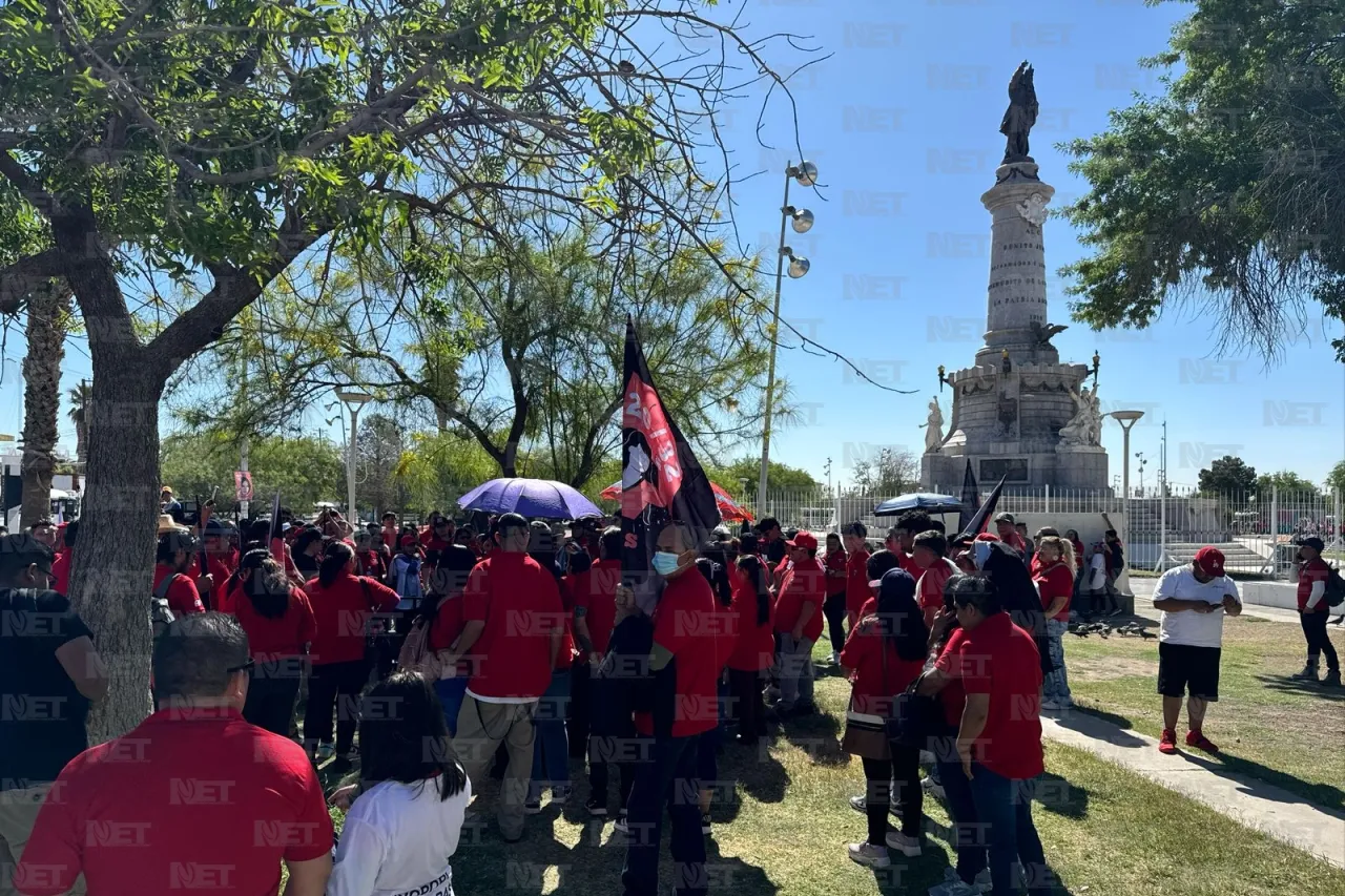 Empleados de maquila se reúnen para marchar por ley de 40 horas de trabajo