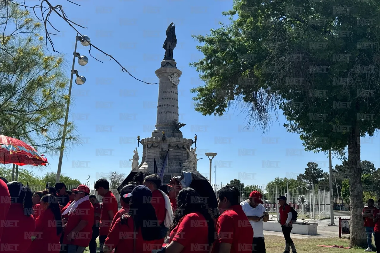 Empleados de maquila se reúnen para marchar por ley de 40 horas de trabajo