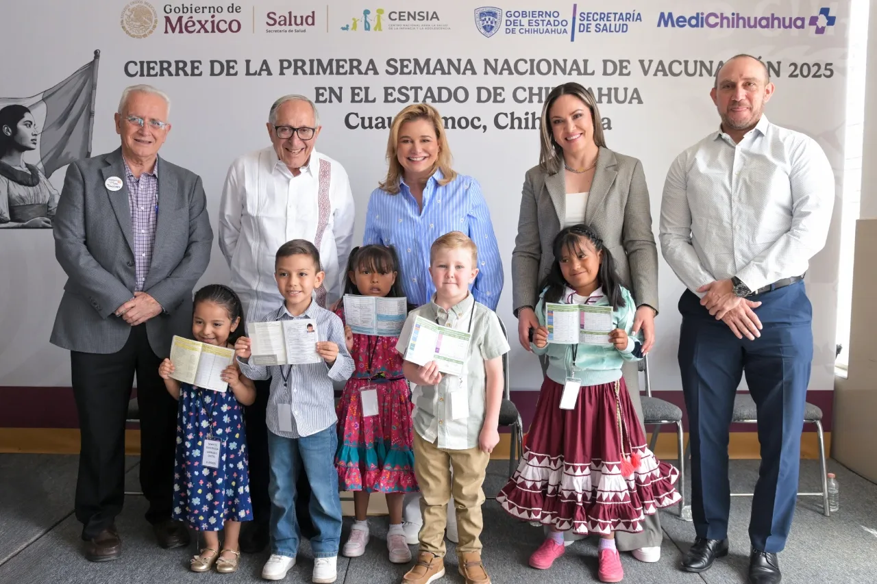 Chihuahua supera las 90 mil dosis aplicadas en Semana Nacional de Vacunación