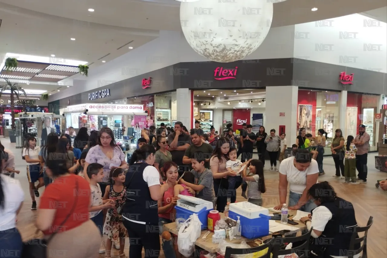 Ofrecen vacuna contra el sarampión en plazas comerciales