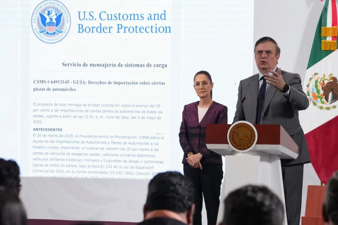 Autopartes no tendrán aranceles; celebra Sheinbaum decisión del CBP