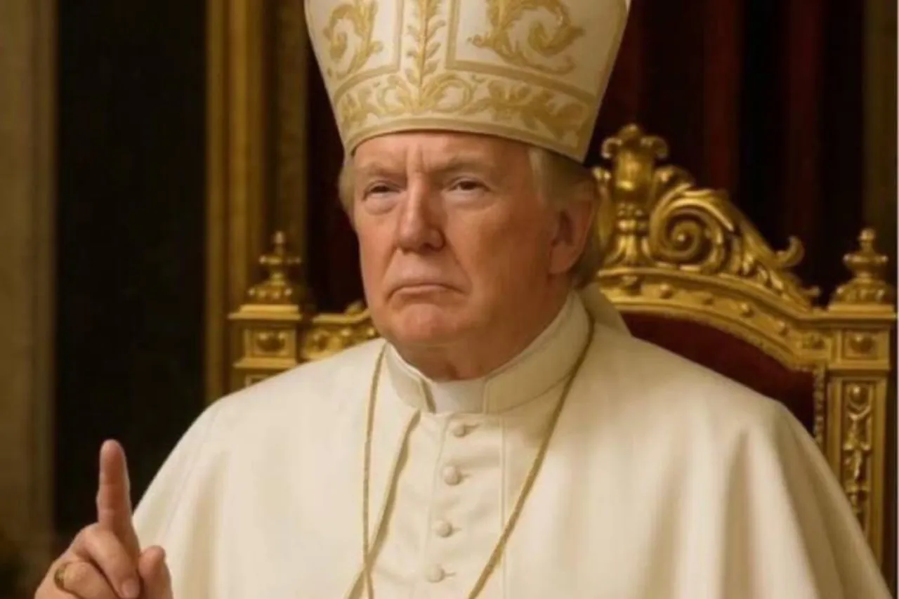 Trump comparte imagen de sí mismo como el nuevo papa y genera polémica