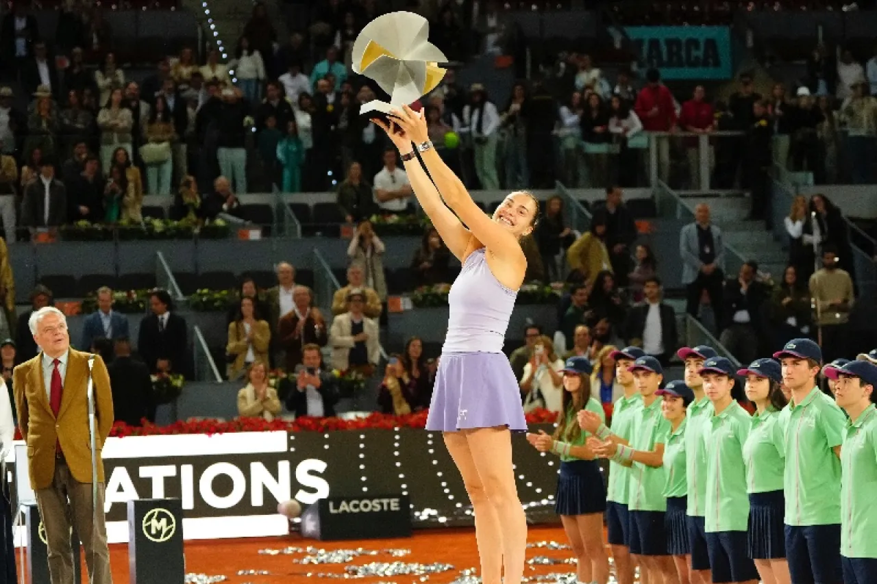 Sabalenka barre a Coco Gauff para coronarse en el Madrid Open