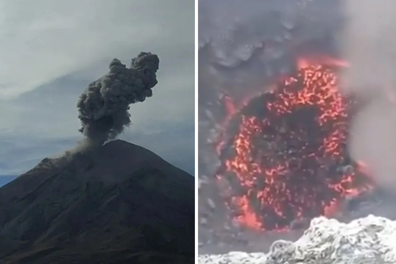 Video: Excursionistas suben al cráter del Popocatépetl y graban su interior
