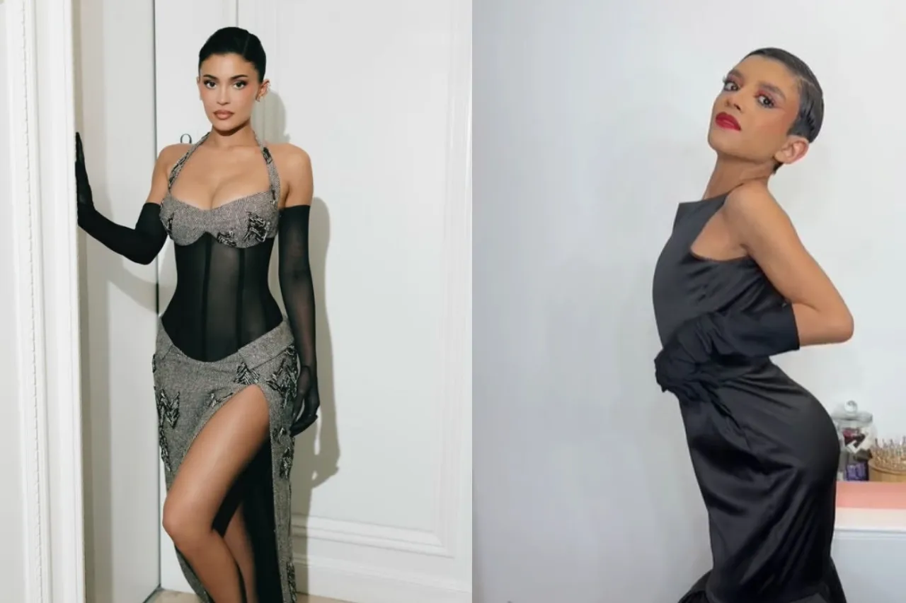 Aseguran que Kylie Jenner se inspiró en 'La Venenito' para su outfit en Met Gala