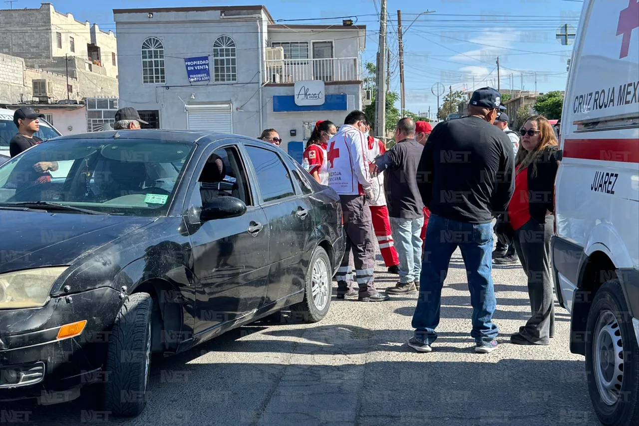 Le corta el paso a motociclista y chocan en la Ponciano