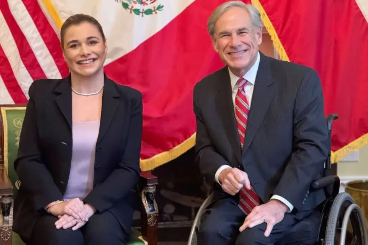 Fortalecen Maru Campos y Greg Abbott relación bilateral entre Chihuahua y Texas