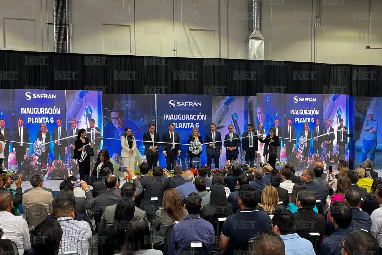 Encabeza Maru Campos inauguración de planta 6 de Safran