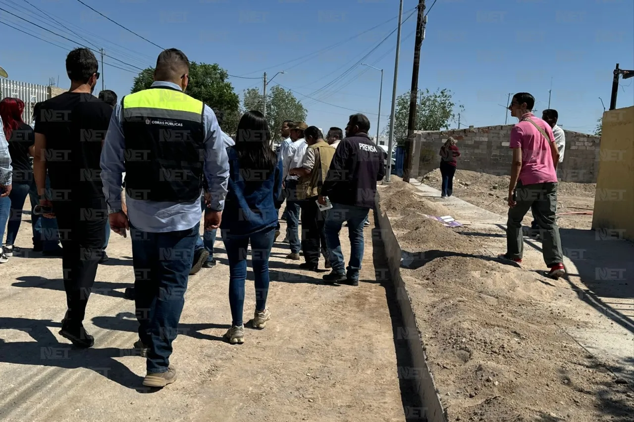 Pavimentan 52 calles de Juárez con concreto hidráulico