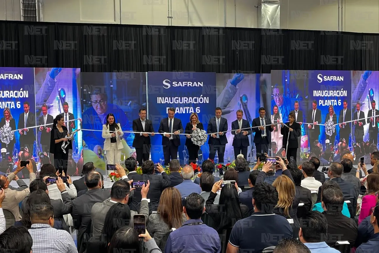 Encabeza Maru Campos inauguración de planta 6 de Safran