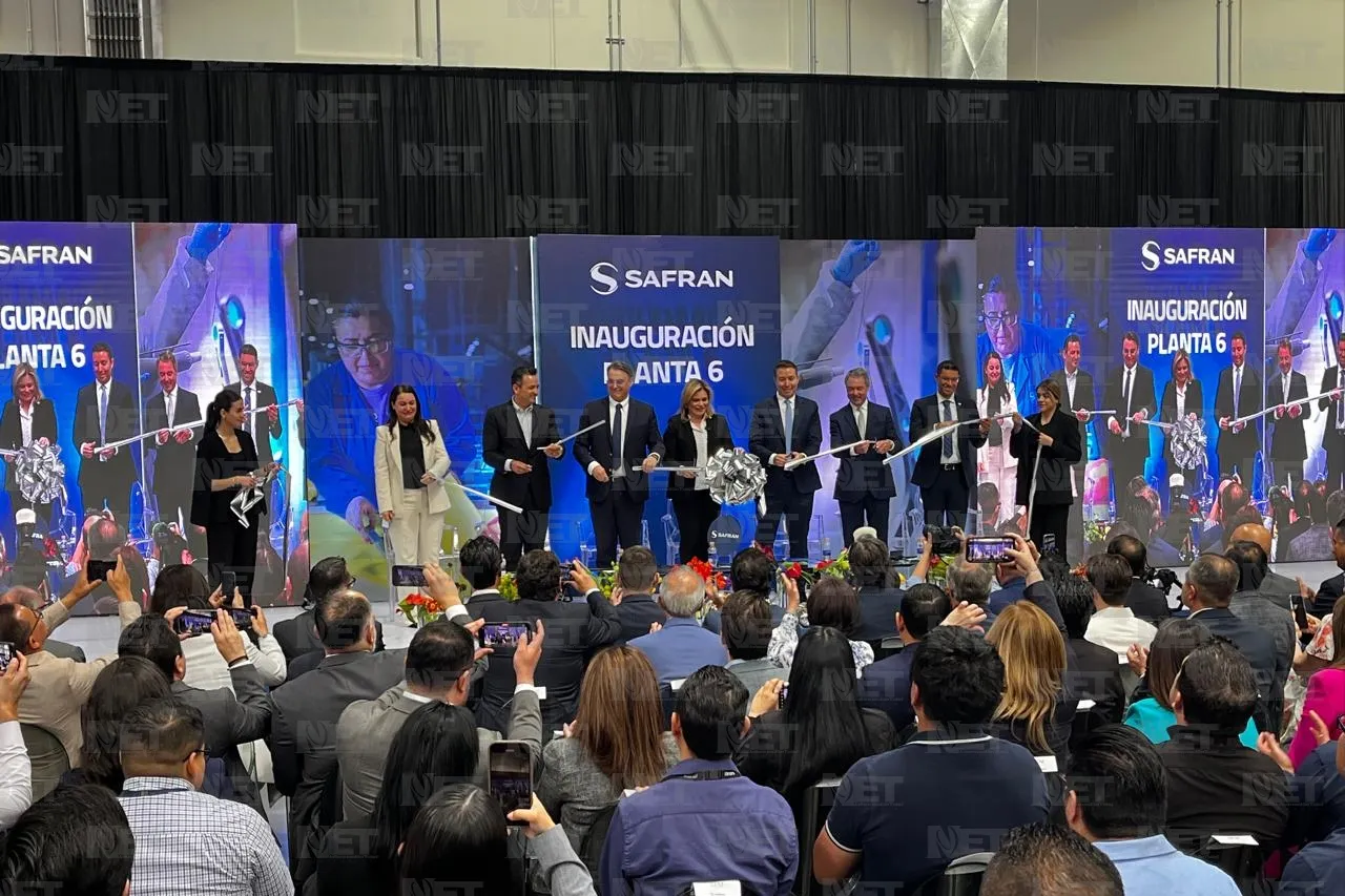 Encabeza Maru Campos inauguración de planta 6 de Safran