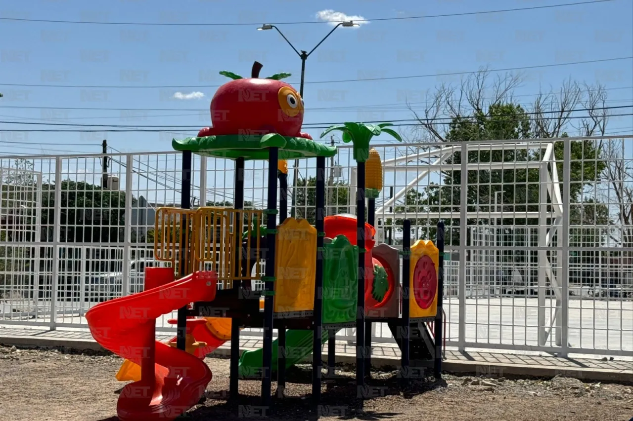 Rehabilitan 5 parques en Riberas del Bravo