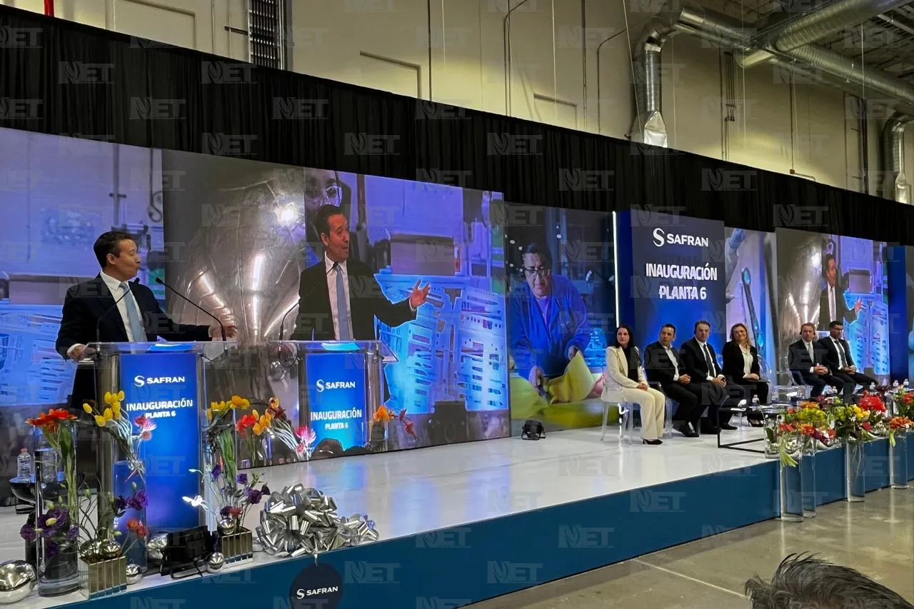 Encabeza Maru Campos inauguración de planta 6 de Safran
