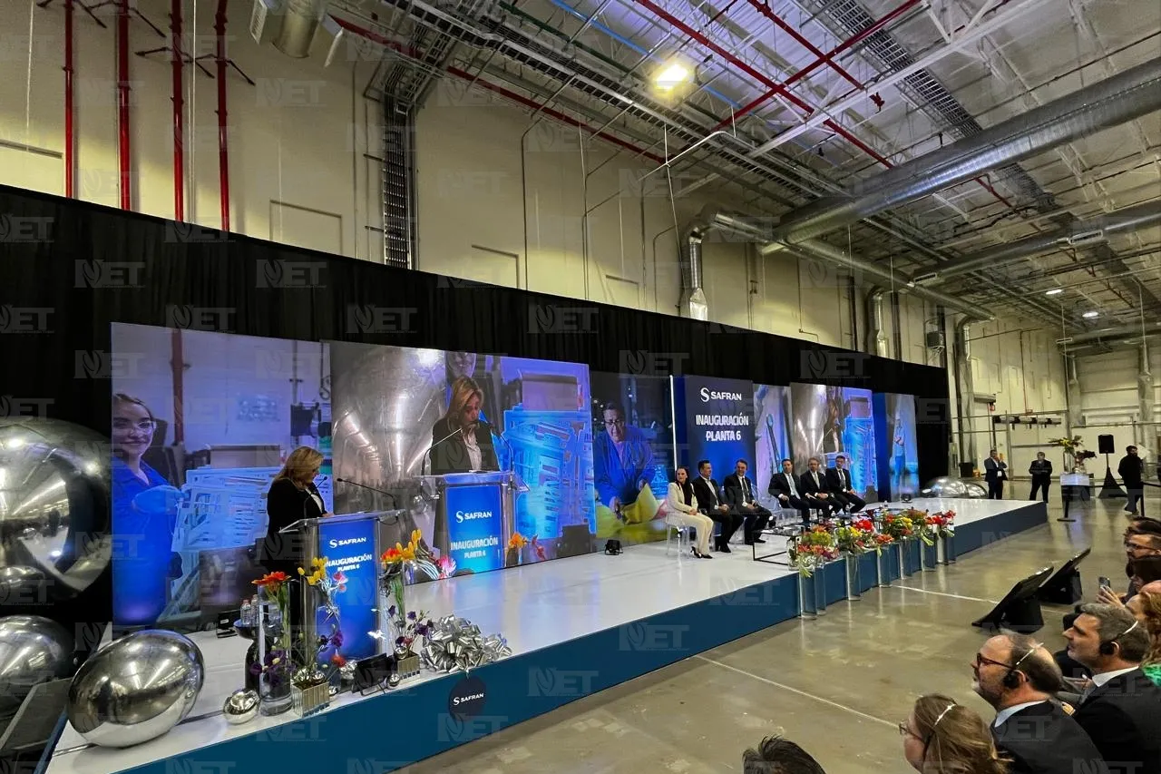 Encabeza Maru Campos inauguración de planta 6 de Safran