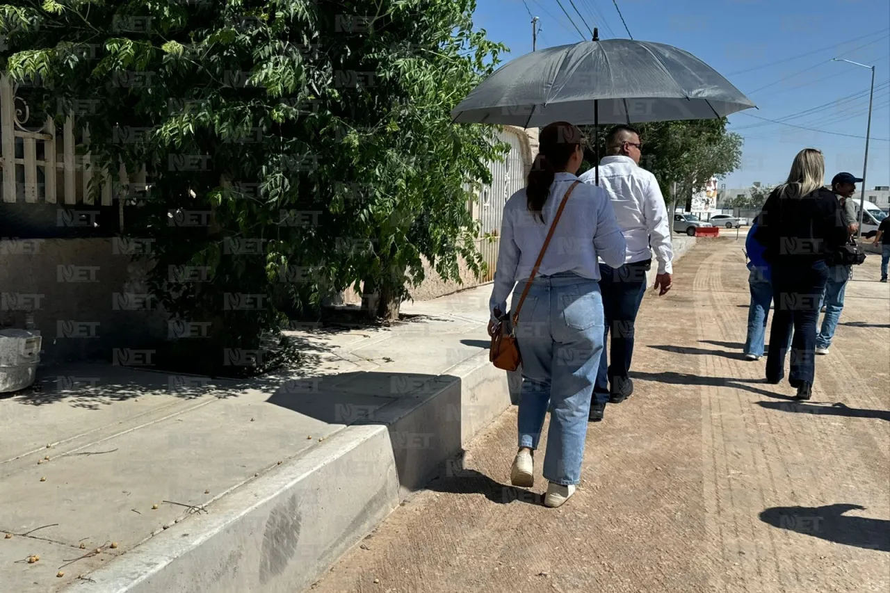 Pavimentan 52 calles de Juárez con concreto hidráulico