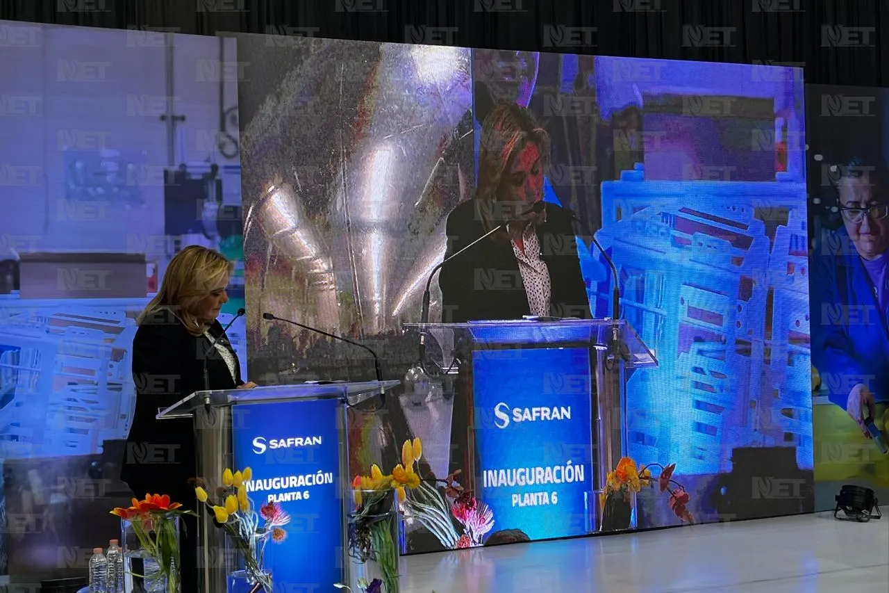 Encabeza Maru Campos inauguración de planta 6 de Safran