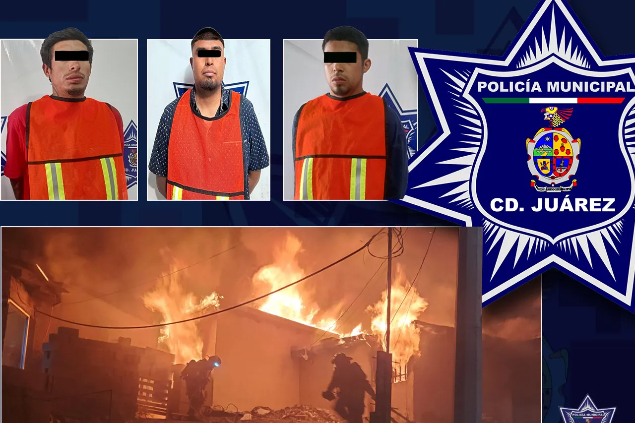 Detiene la SSPM a tres individuos por incendio provocado en viviendas
