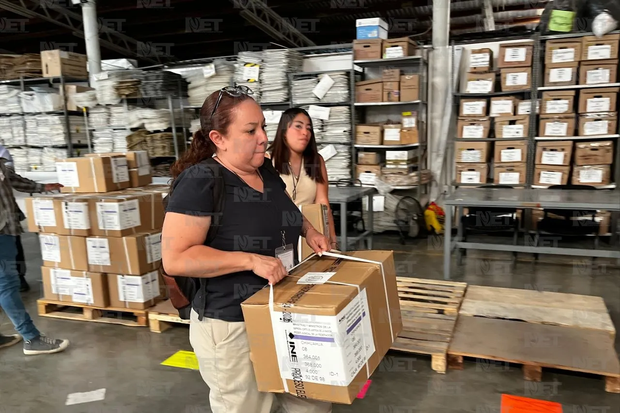 Llegan 18 millones de boletas a Chihuahua para la elección judicial