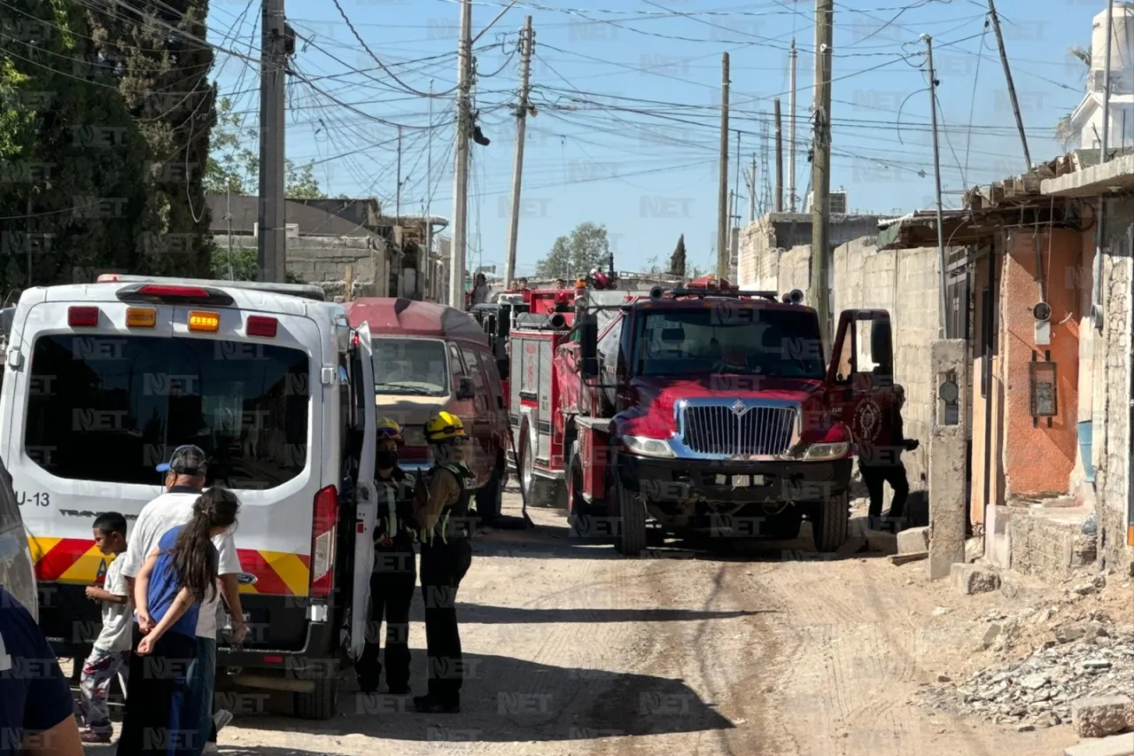 Se incendia casa en la José Martí; había dos personas adentro